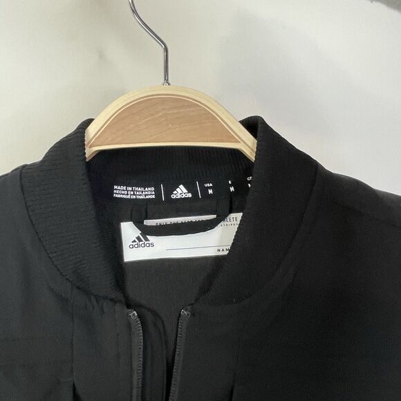 Philadelphia Flyers Adidas Womens NHL Track Jacket Zip Fleece Lined Black Medium - Picture 4 of 8